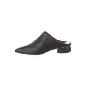 REJINA PYO Gaby Leather Mule in Black Shoes Size 39 (US 9) Slide Slip On